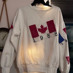 Vintage Olympic Host Country Sweatshirt from the 1988 Calgary Olympics